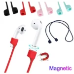 Corda Magnetica BIANCA in Silicone per Apple AirPods 1 2