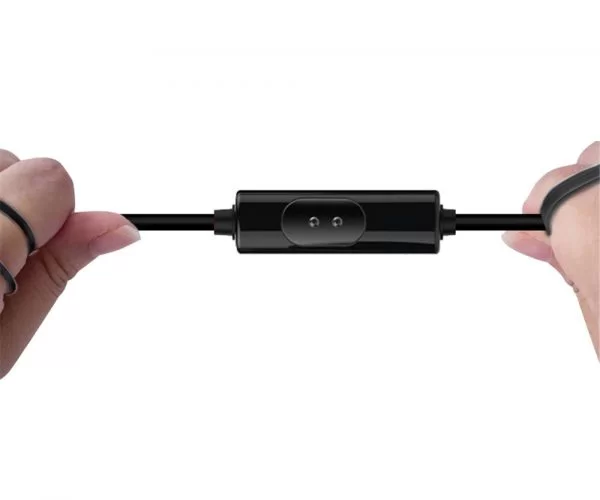 Auricolari In-Ear Cablati con Cancellazione Del Rumore 3.5mm Stereo Rosso e Nero