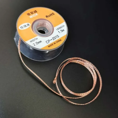 Treccia Saldature Rame Dissaldante da 2.0mm 1.5metri BGA