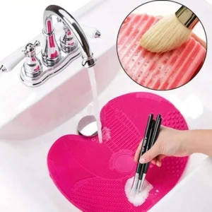 Tampone Pulizia Pennelli da Trucco per Strofinare Silicone