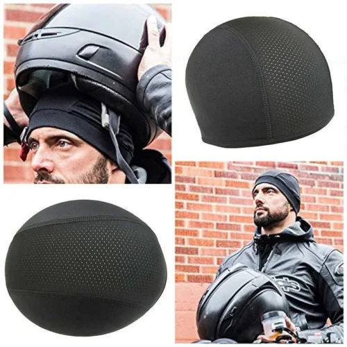 Interno Cappuccio Moto Casco CopriCapo Accessorio Traspirant