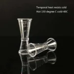 Jigger Colino in Resina Trasparente Resistente da 20-40ml