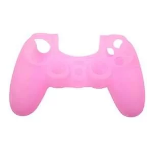 Custodia Protettiva in Silicone Color Rosa per Joystick Controller PlayStation 4 PS4 Antipolvere