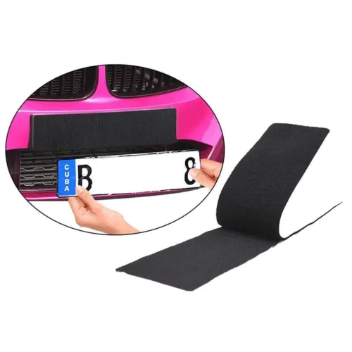 Set 2 Pezzi Porta Targa Portatarga Invisibile a Strappo