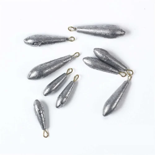 Piombo Piombino da 50g per Pesca Ovale Split Shot Pesante