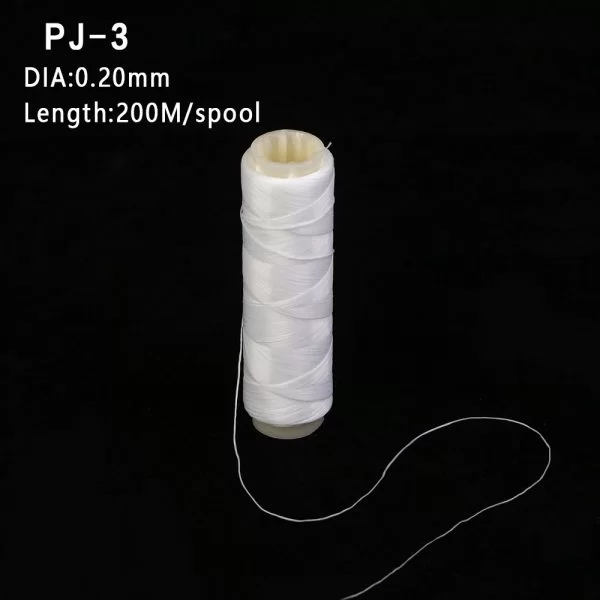 Filo Pesca Invisibile in Nylon PJ-3 ad Alta Resistenza Elastico Poliestere 200 metri 0.20mm