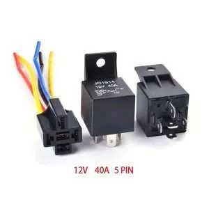 Relè Auto Camper Universale 7 Contatti 12v 40A 4Pin jd1912