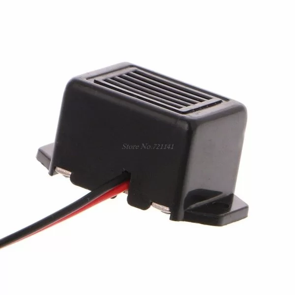 Segnalatore acustico Buzzer Cicalino 6-12V misure 32x12x9mm