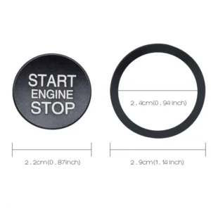Start Stop Bottone Sticker Alfa Romeo Mito 147 156 Giulietta Stelvio