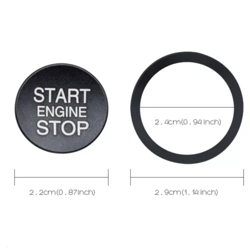 Start Stop Bottone Sticker Alfa Romeo Mito 147 156 Giulietta Stelvio