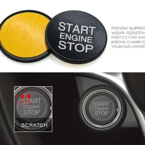Start Stop Bottone Sticker Alfa Romeo Mito 147 156 Giulietta Stelvio