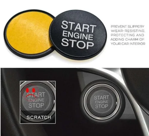 Start Stop Bottone Sticker Alfa Romeo Mito 147 156 Giulietta Stelvio