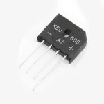 PONTE DIODI 6A 600V KBU606 COMPONENTE SCHEDA PCB CS – Lotto 5 Pezzi