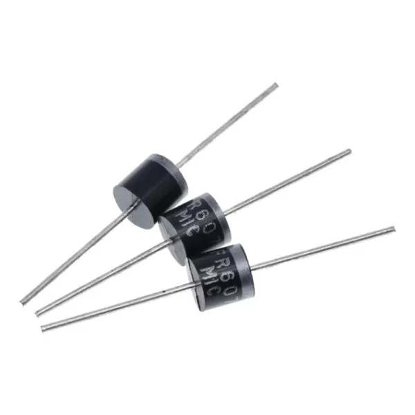 FR607 DIODO RADDRIZZATORE 6A 1000V PER PANNELLI SOLARI - SET DA 10 PEZZI