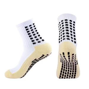 Calzini Antiscivolo Bianchi Da Calcio Da Donna Da Uomo Sportivi Con Alto Grip