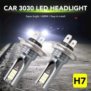 1 Pezzo Lampadina H11 6 LED SMD 26000 Lumen 6000K Alto Fascio Luminoso 12-24V