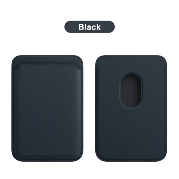 Portafogli Portacarte Magnetico Nero MagSafe per iPhone 12 13 14 Pro Max