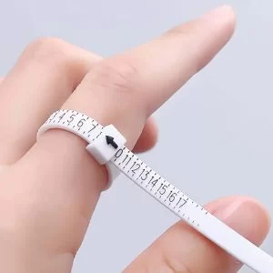 Strumento di Misurazione per Anello Dito Regolabile Riutilizzabile Misura Taglia
