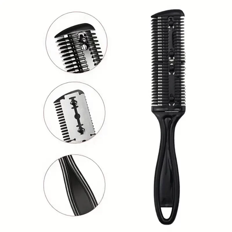 Pettine Per Taglio Dei Capelli A Doppia Faccia Con Lame Interne Sfoltire