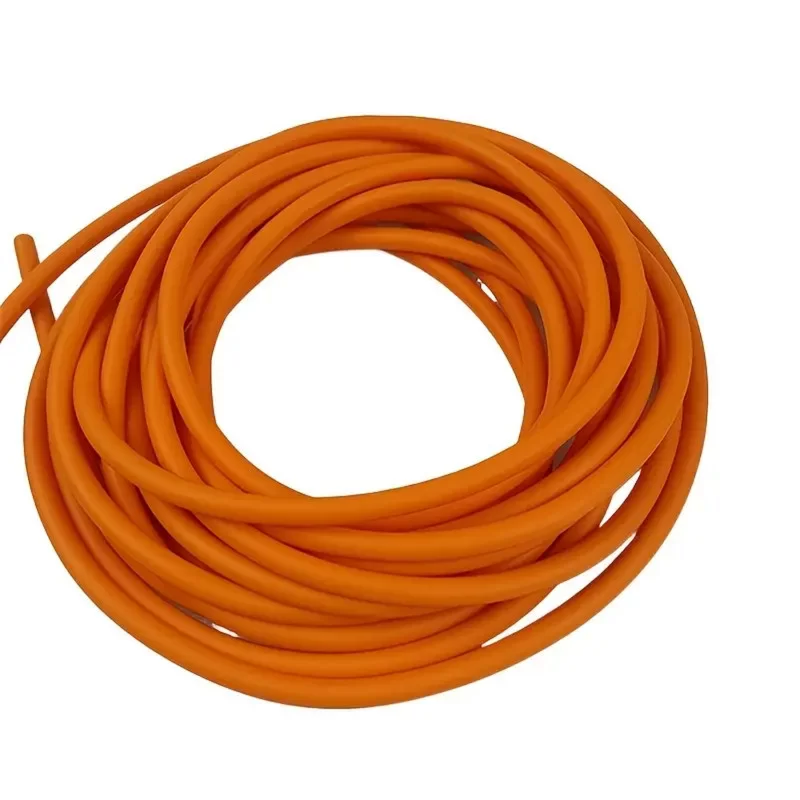 Tubo In Gomma Per Fionda In Lattice Naturale Elastico Arancione 1 Metro