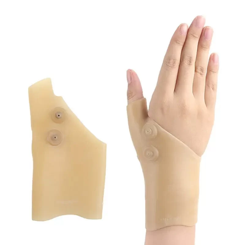 Guanti In Silicone Per Terapia Magnetica Pollice Tunnel Carpale Mouse
