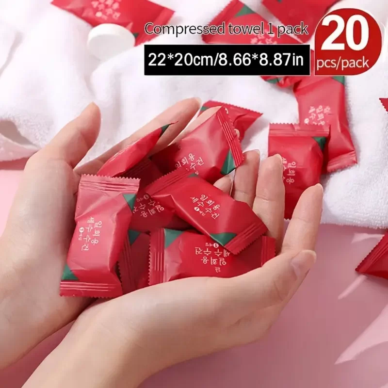 Lotto 20 pezzi Asciugamano per Pulizia Portatile Grande e Spesso