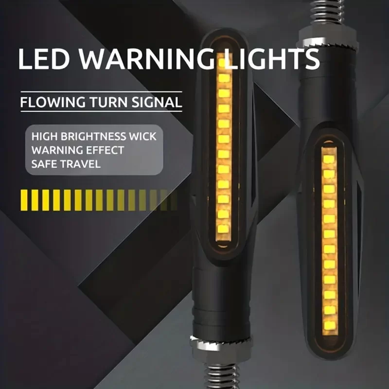 2 Pezzi Led Luce Di Segnalazione Di Svolta Frecce 12smd 12v A Flusso