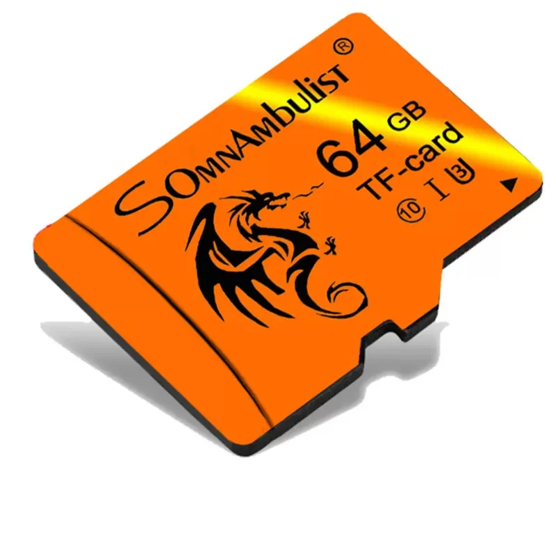 Micro SD Card da 64 Gigabyte GB Classe 10 U3 Trans Flash Dragon