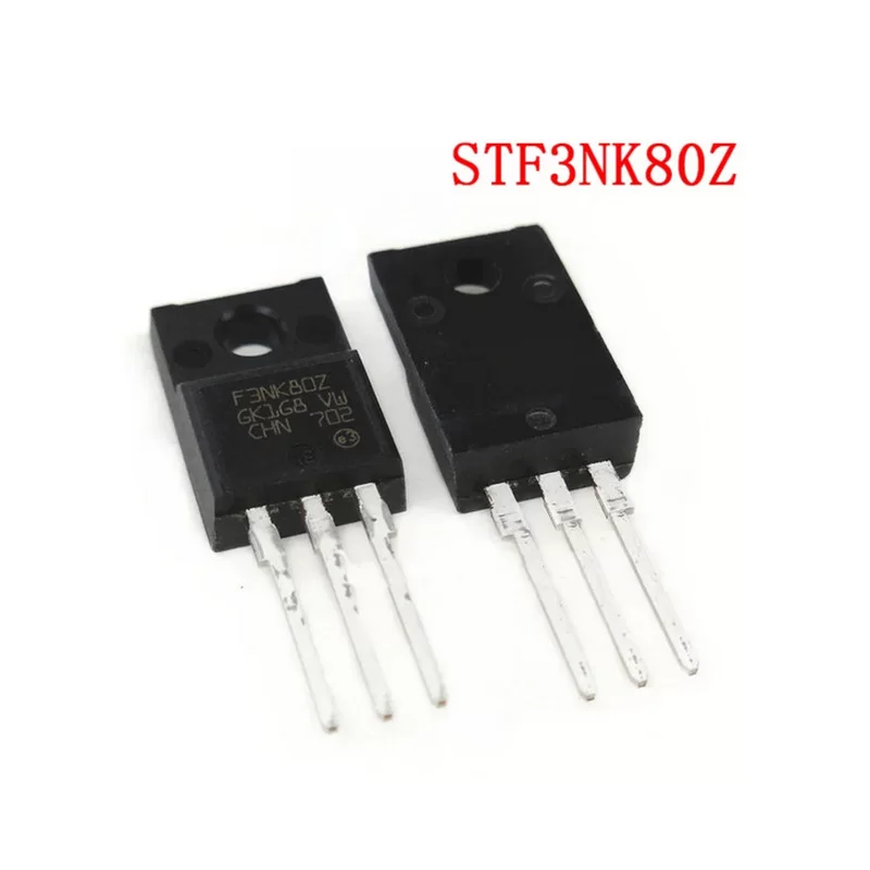 STF3NK80Z TO-220F MOSFET 800 V2.5A F3NK80Z 5pezzi