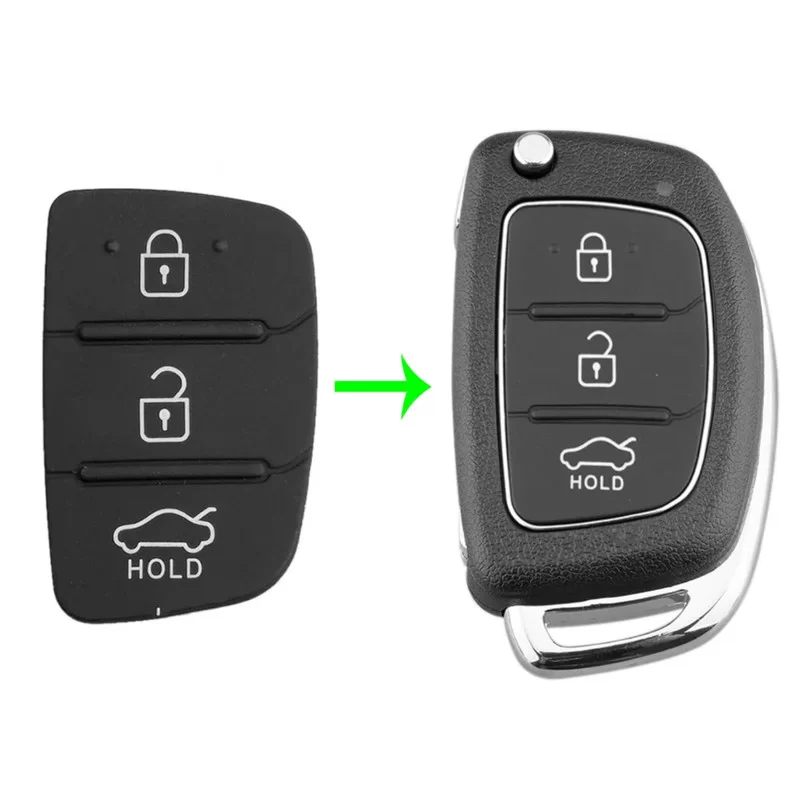 Bottoni Ricambio Chiave per Hyundai I10 IX35 Kia Sportage