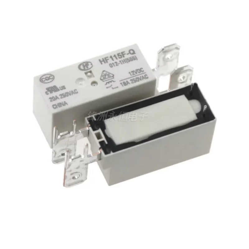 Relè bobina Hongfa 12V 250Vac HF115F-Q-012-1H Spst 18A