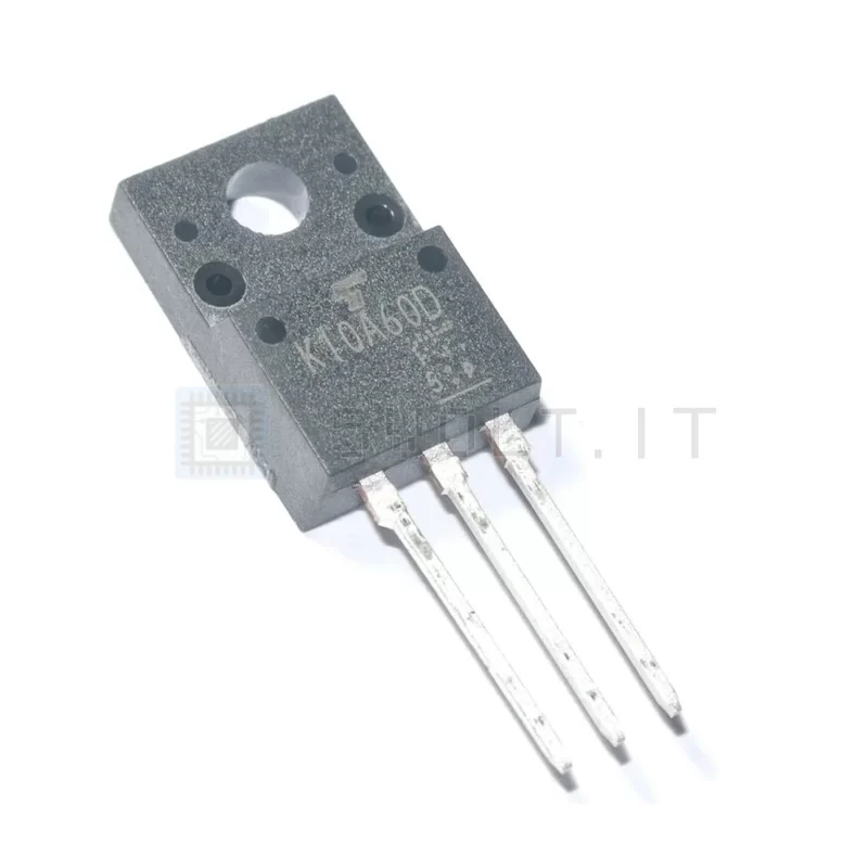 Transistor Mosfet TK10A60D N-Channel 12A TO220F – 2 Pezzi