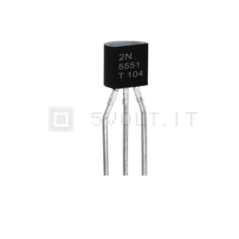Transistor 2N5551 NPN 180V 0.6A TO-92 – Lotto 50 Pezzi