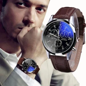 Orologio Uomo Analogico Elegante In Finto Cuoio Da Polso