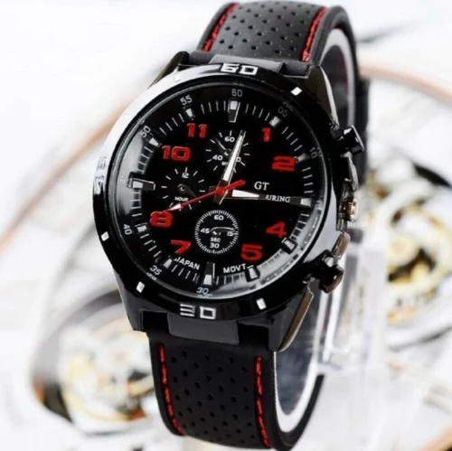 Analogico Orologio Da Uomo Da Polso Al Quarzo In Acciaio