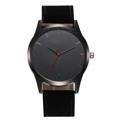 Orologio Uomo Classico Quadrante Grande Militare Ecopelle