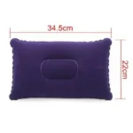 Cuscino Gonfiabile Campeggio Portatile Viaggio Velluto Mare