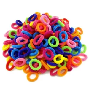 100 Elastici Per Capelli Bambina Codini Colorati Piccoli