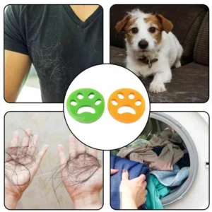 2 Pezzi Riutilizzabili Gomme Lavatrice Rimuovi Peli Cane