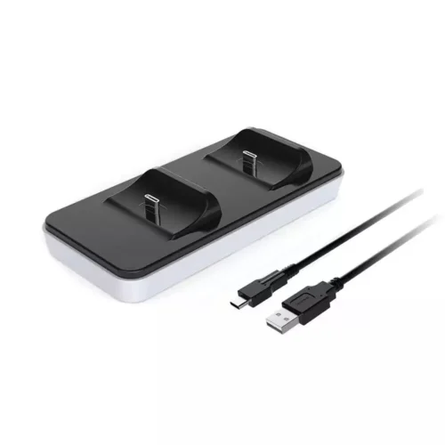 Stazione di Ricarica Rapida Portatile Controller PS5 Doppio