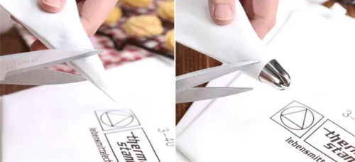Sac-a-Poche Sacchetto in Cotone Riutilizzabile per Torte