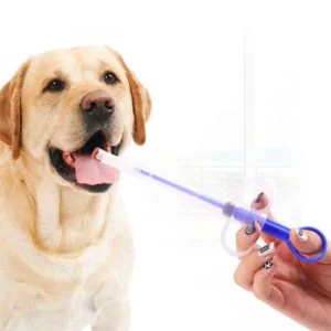 Medicina Siringa per Cane Gatto Cibo Dispenser Bocca Acqua