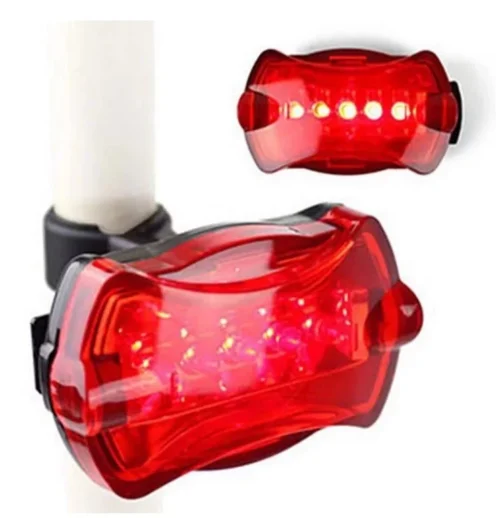 Stop 5 LED Luce Bicicletta 6 Modalità Fanale Bici Flash
