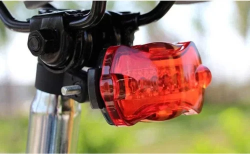Stop 5 LED Luce Bicicletta 6 Modalità Fanale Bici Flash
