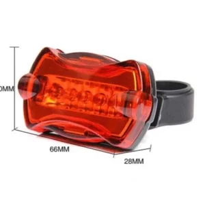 Stop 5 LED Luce Bicicletta 6 Modalità Fanale Bici Flash