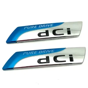 Adesivo Sticker Auto Pure Drive dCi Emblema 3D Qashqai 1.5