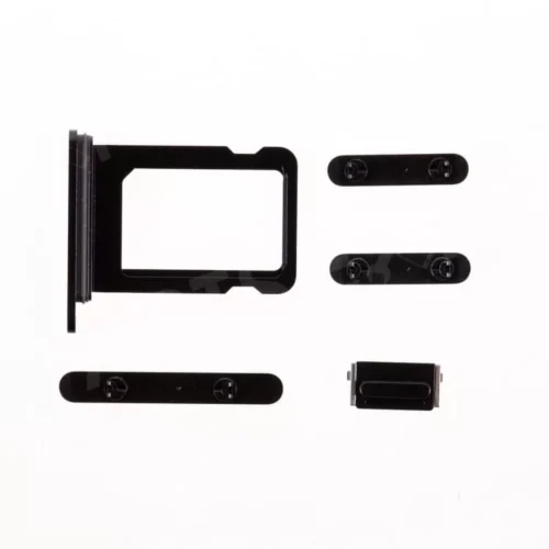 Slot SIM Card Tasti Volume Muto Accensione iPhone 12 Nero