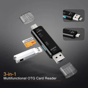 USB 2.0 Multifunzione 5 in 1 Micro USB / Type C / Lettore di Schede SD