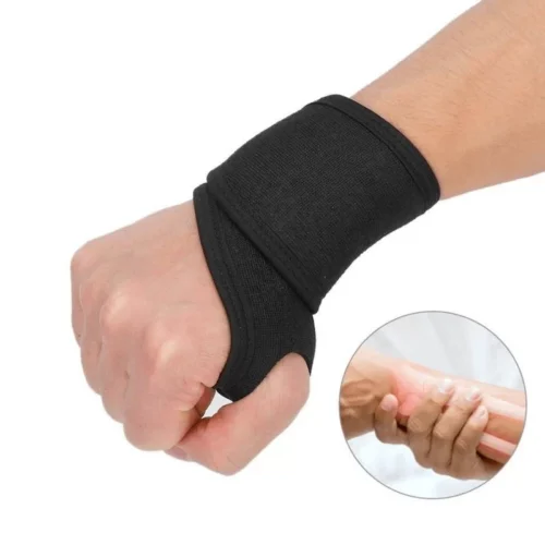 Supporto Fascia da Polso Regolabile Ortopedico Tunnel Carpale Velcro