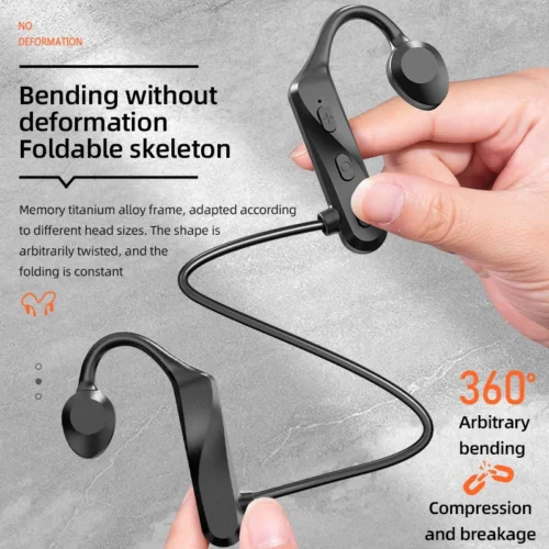 Auricolari Alta Qualità Conduzione Ossea Bluetooth 5.0 Wireless Durata